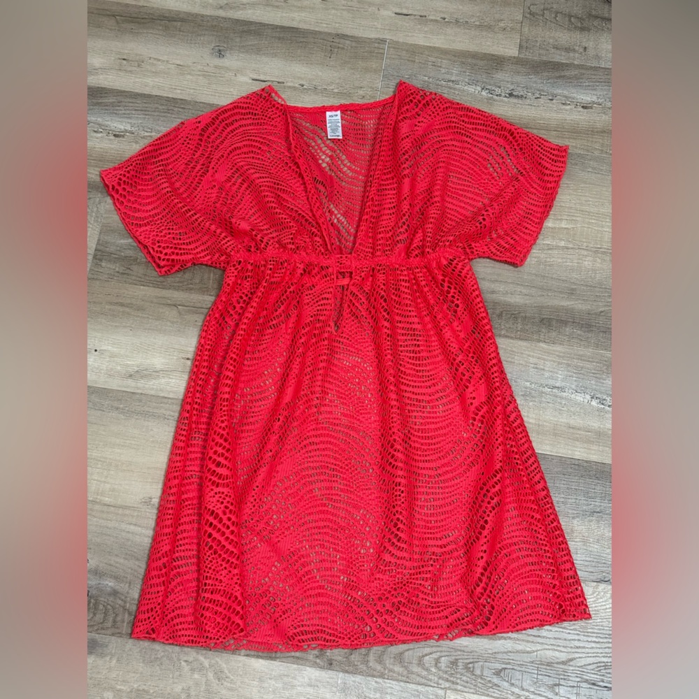 Red Beach Cover-up dress